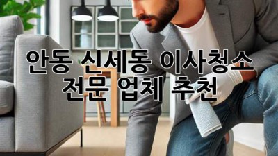 안동 신세동 이사청소 전문 업체 추천