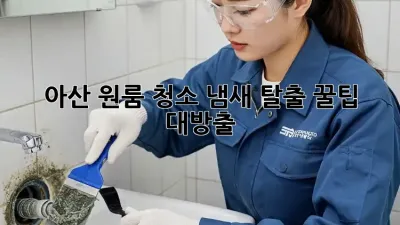아산 원룸 청소🧹 냄새 탈출! 꿀팁 대방출✨